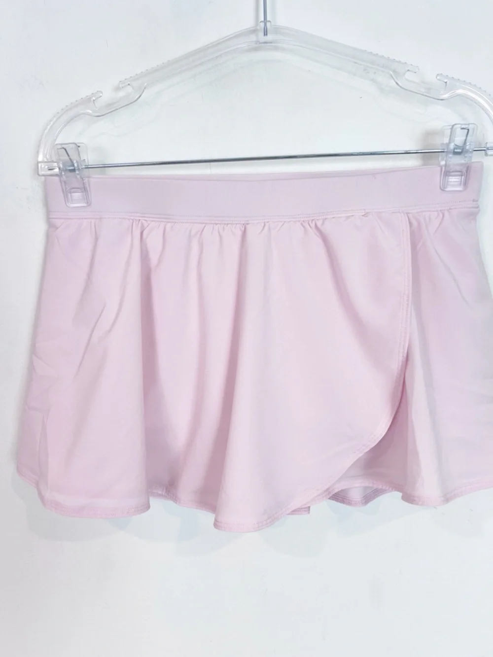 GILLY HICKS PINK BALLET WRAP SKORTIE ELASTIC WAIST ATHLETIC SKORT SZ SMALL - Picture 3 of 8